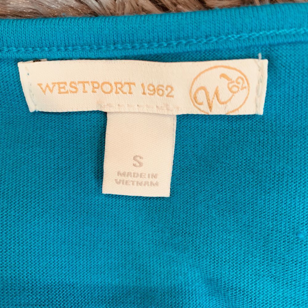 Westport 1962 Blue embellished cold shoulder top - Picture 5 of 5